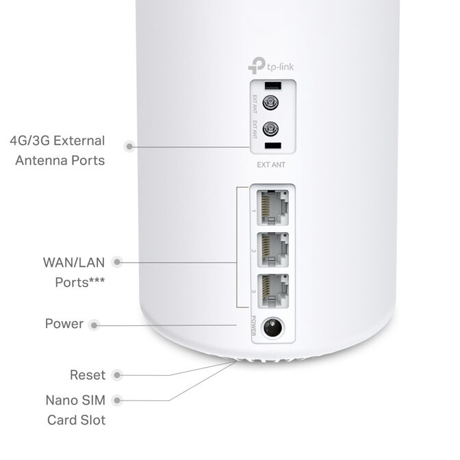 Sistema Mesh TP-Link Deco X10-4G 4G+ AX1500 Whole Home Mesh WiFi 6 Gateway Pack-1 image number 1