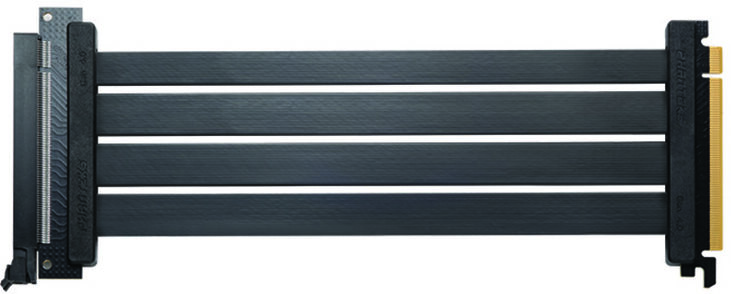 Card Riser Phanteks PCI-E 4.0 x16, 180&ordm;, 30cm - Negro image number 0