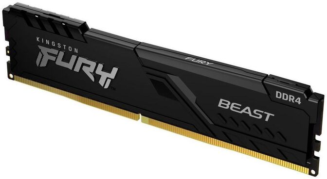 Kingston 16GB DDR4 3200MHz FURY Beast Negro 1R CL16 image number 1