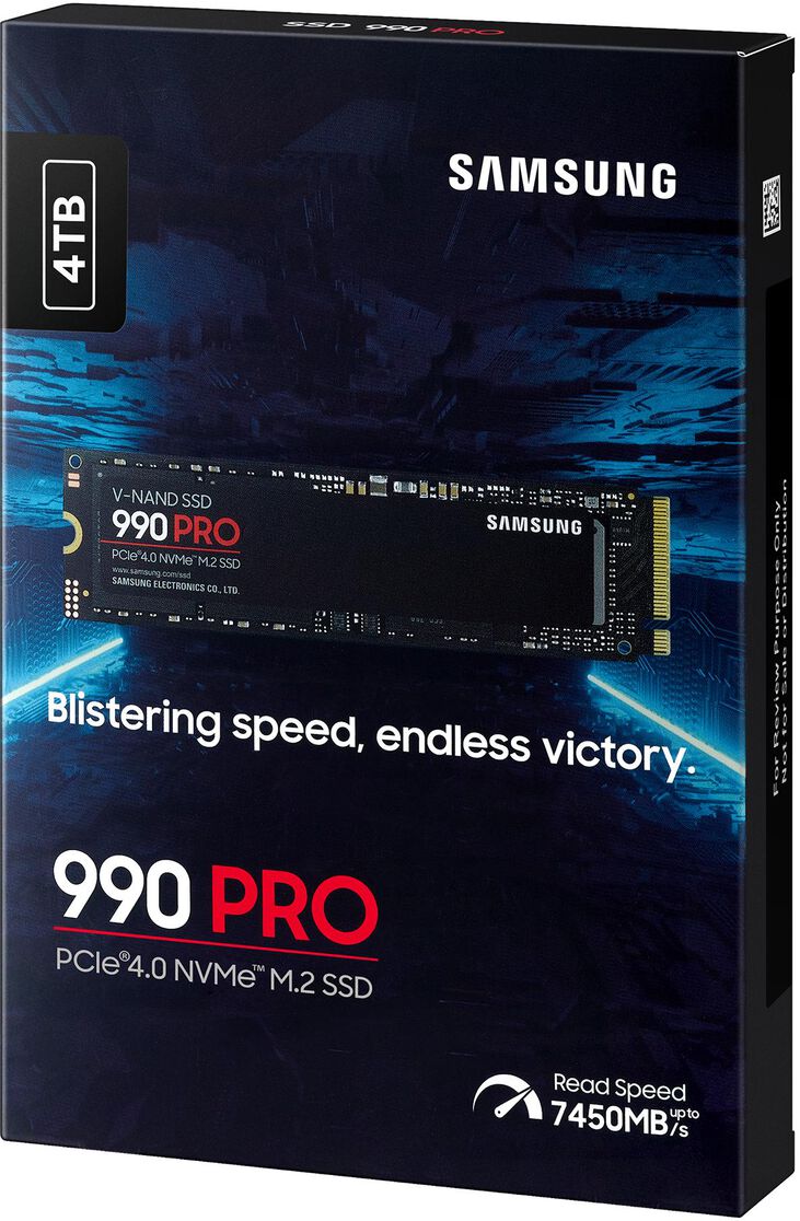 SSD Samsung 990 PRO 4TB Gen4 M.2 NVMe (7450/6900MB/s) image number 6