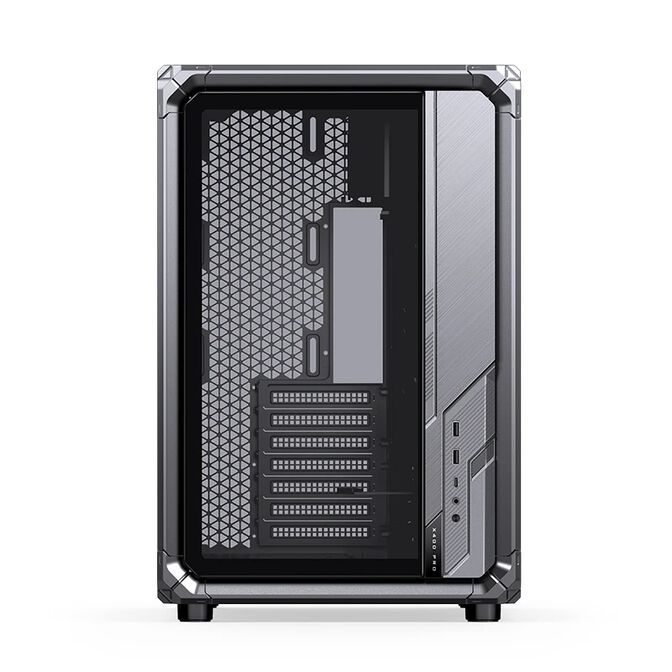 Caja ATX Jonsbo X400 PRO Vidrio Templado Curvo Gris image number 1