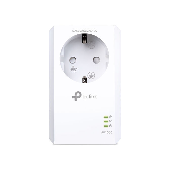 PowerLine TP-Link TL-PA7017P AV1000 Homeplug AV2 Gigabit Passthrough image number 1