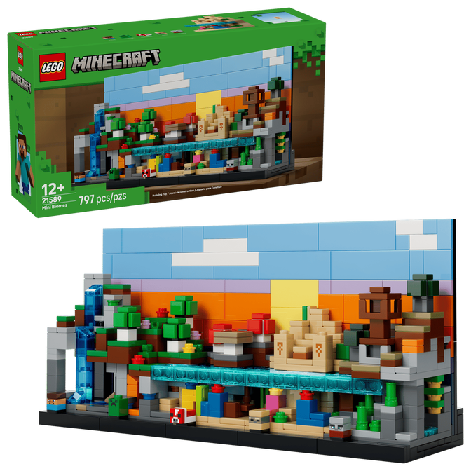 LEGO Minecraft: Minibiomas, 797 Piezas (21589) image number 0