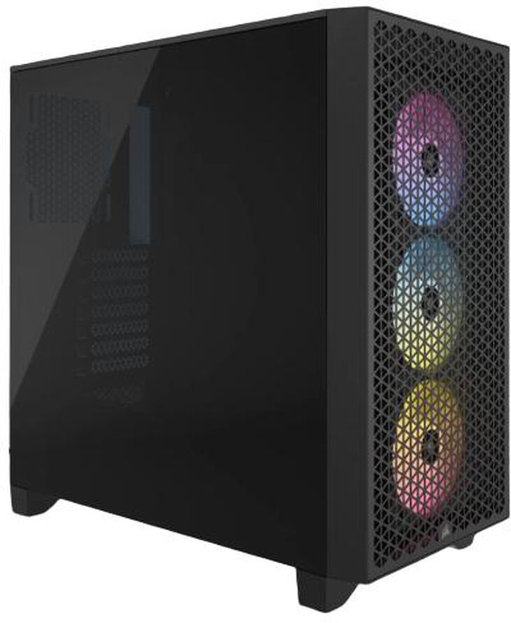 Torre ATX Corsair 3000D RGB Airflow Negro Cristal Templado image number 2
