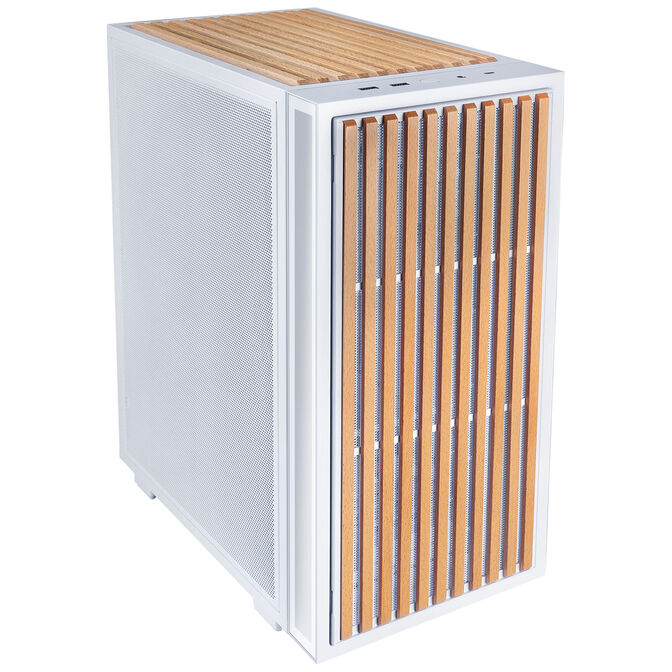 Panel Frontal Lian Li x Dan Cases B4 Vertical AeroDeck Blanca image number 2