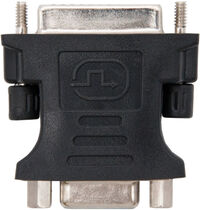 Adaptador NanoCable DVI 24/5/M para VGA/F Negro