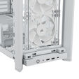 Torre E-ATX Corsair 4000X RS ARGB Blanco Cristal Templado image number null