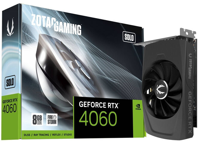 Tarjeta Gr&aacute;fica ZOTAC GeForce&reg; RTX 4060 Solo 8GD6 DLSS3 image number 0