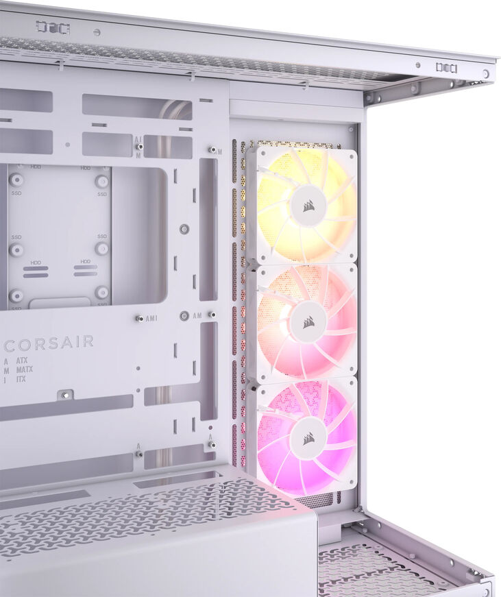Torre ATX Corsair 3500X ARGB Blanco Cristal Templado image number 2
