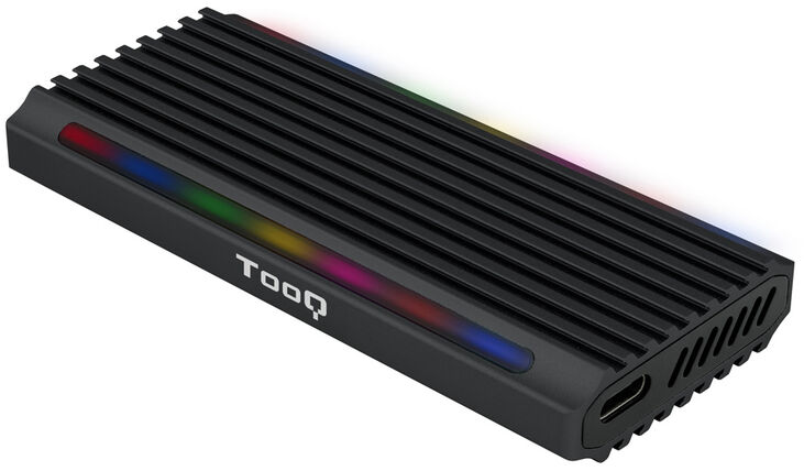 Caja Externa SSD Tooq M.2 NGFF/NVMe SSD - USB 3.1 Gen 2 USB-C RGB image number 0