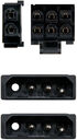 Cable Placa Gráfica NanoCable - 2x 5.25"M para PCI-E (Molex 6/2Pinos) M 20 CM image number null
