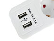 Regla Equipa 5 Tomas + 2 Puertos USB image number null