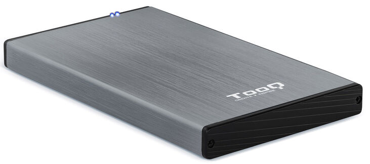 Caja Externa HDD Tooq 2.5" SATA (9,5mm) - USB 3.0/3.1 Gen 1 Gris Metalizado image number 0