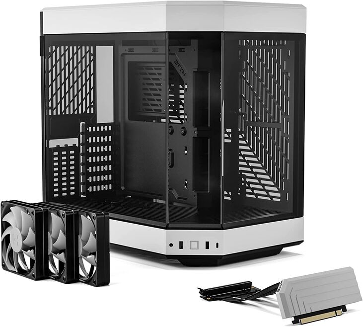 Caja ATX Hyte Y60 Vidrio Templado Negro/Blanco image number 7