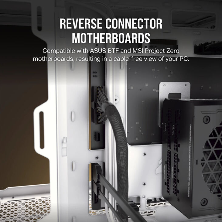Torre Micro-ATX Corsair 2500X Negro Cristal Templado image number 3