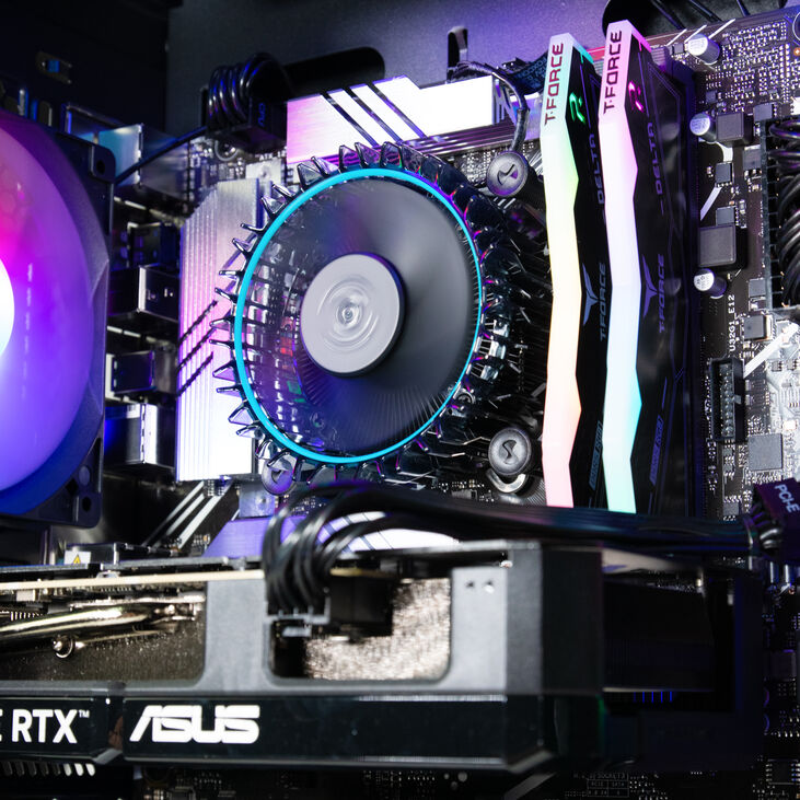 Ordenador AURA Gamer-PC Powered by ASUS Intel i5 14400F 32GB DDR5 1TB RTX 5060 Ti WiFi W11 image number 5