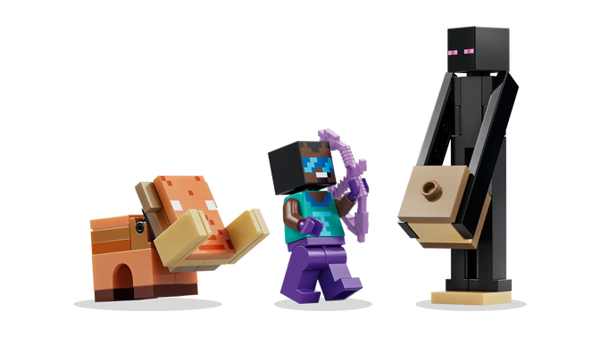 LEGO Minecraft: Viaje al Nether y Portal del End, 192 Piezas (21584) image number 3