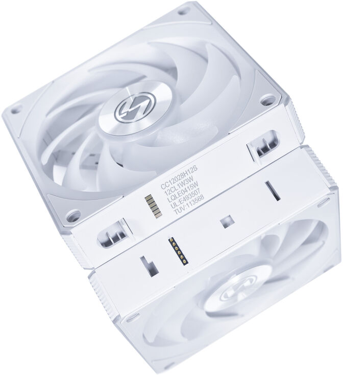 Ventilador Lian Li UNI FAN CL120 Wireless RGB PWM Blanco 120mm (Pack 3) image number 2