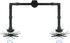 Soporte de Mesa Tooq Doble Tilt e GiRatónrio e Altura Ajustable 13" - 32" 8Kg Negro image number null