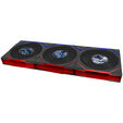 Ventilador Lian Li UNI FAN TL120 LCD FLEX Wireless Reverse Blade Negro 120mm (Pack 3) image number null
