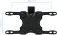 Soporte de Pared Tooq Tilt e GiRat&oacute;nrio 2 Pivots 13" a 42" 190mm Max. 20kg Negro image number null