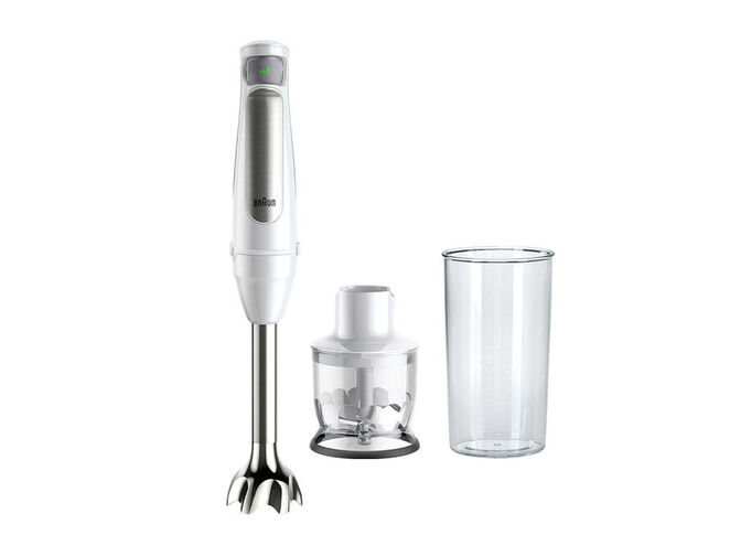 Batidora de Mano Braun MultiQuick 7 MQ 7020 1000W Blanco con Picadora image number 0