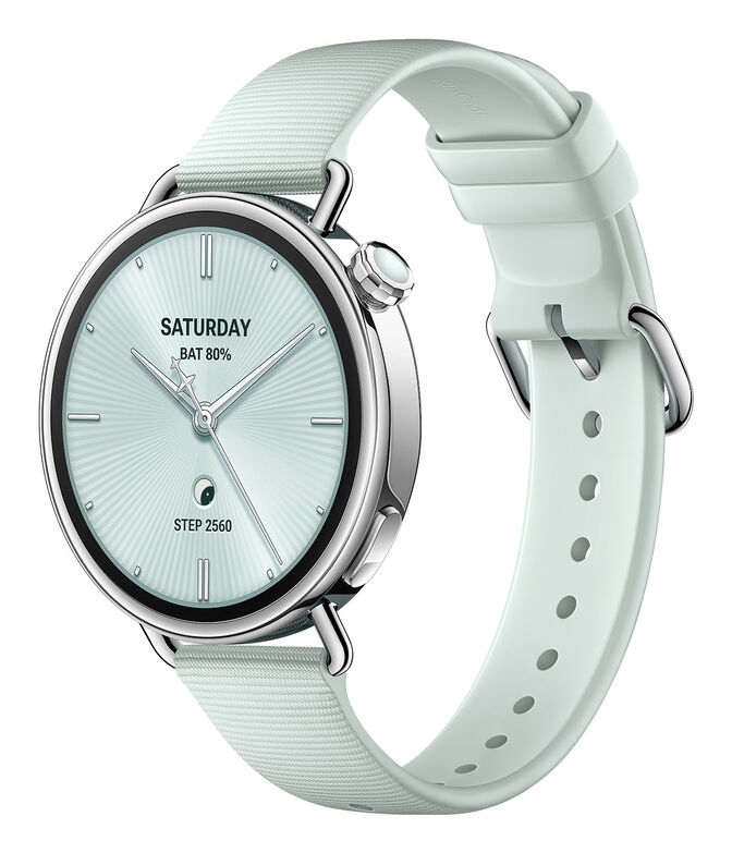 Smartwatch Xiaomi Watch S4 41 mm con Correa de Goma Fluorada Verde Menta image number 0
