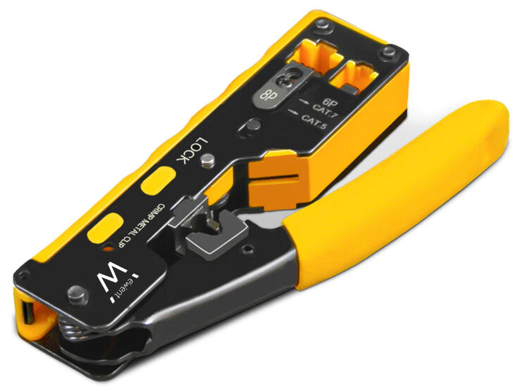 Tenaza Crimpadora Ewent CAT.5e/CAT.6/CAT.6A/CAT.7 y RJ11/12 image number 1