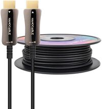 Cable HDMI V2.1 AOC Nanocable 8K@60Hz 4K@120Hz 48Gbps A/M-A/M 30 m Negro