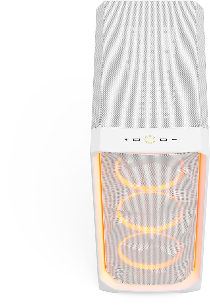 Torre E-ATX Fractal Design Meshify 3 Ambience Pro RGB Blanca TG Clear Tint image number 1