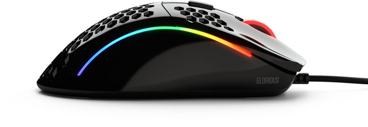 Ratón Gaming Glorious Model D Glossy Negro image number 3