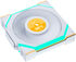 Ventilador Lian Li UNI FAN SL120 LCD Wireless RGB Reverse Blade PWM Blanco 120mm image number null