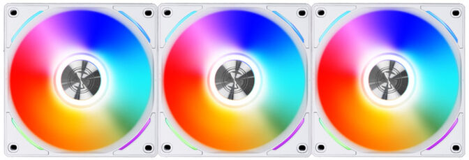 Ventilador Lian Li UNI AL120 RGB PWM Blanco 120mm (Pack 3) image number 1
