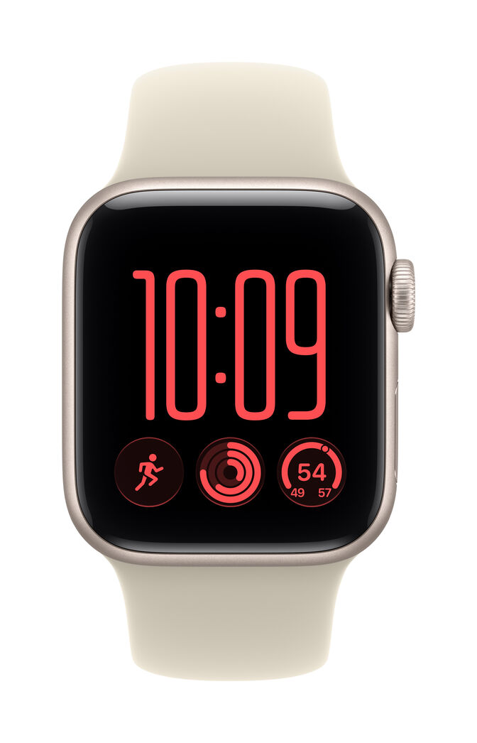 Smartwatch Apple Watch SE 3 GPS 40mm Starlight Aluminium Case with Sand Sport Band - S/M image number 0