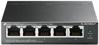 TP-Link TL-SG1005LP switch No administrado Gigabit Ethernet (10/100/1000) Energía sobre Ethernet (PoE) Negro