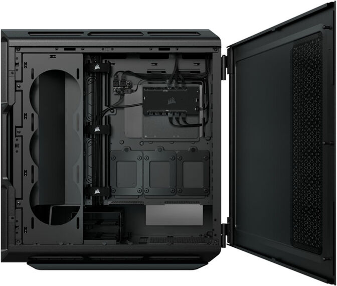 Torre ATX Corsair 5000T iCUE RGB Negro Cristal Templado image number 4