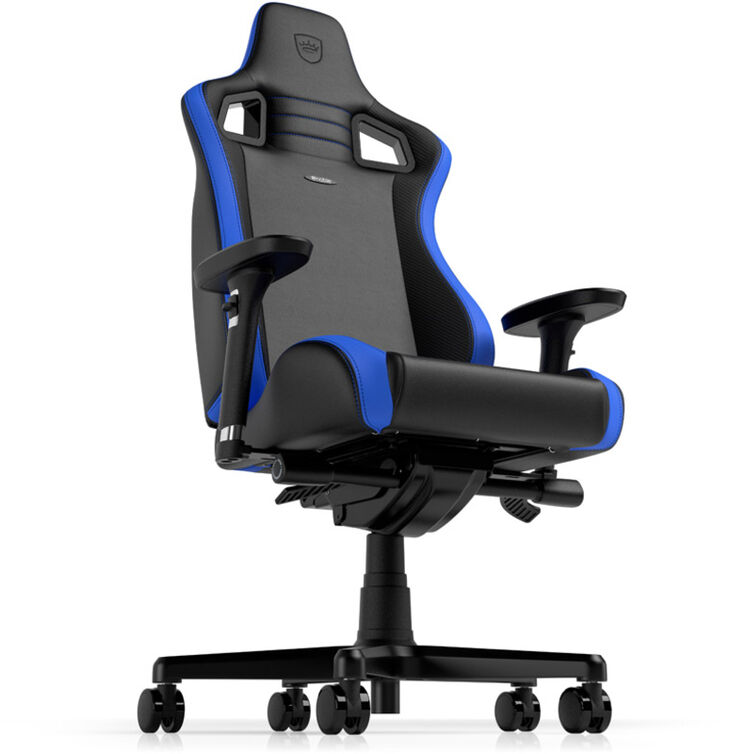 Silla noblechairs EPIC Compact - Negro /Carbono /Azul image number 5