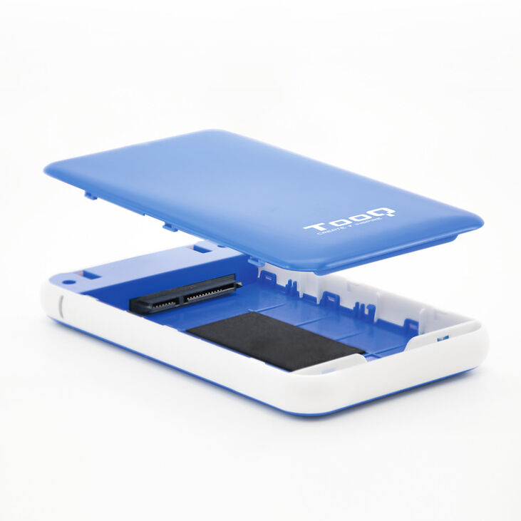 Caja Externa HDD Tooq 2.5" SATA (9,5mm) UASP Tool Less - USB 3.1 Gen 1 Azul image number 1