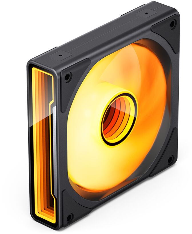 Ventilador Jonsbo ZK-120B ARGB PWM Preto - 120mm (3PACK) image number 2