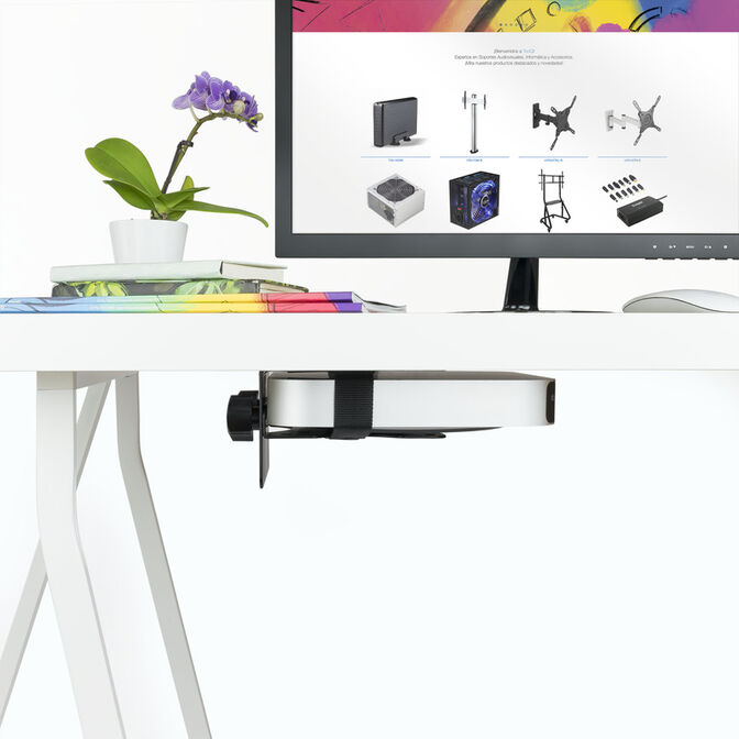 Soporte Tooq para Mini PC Negro image number 3