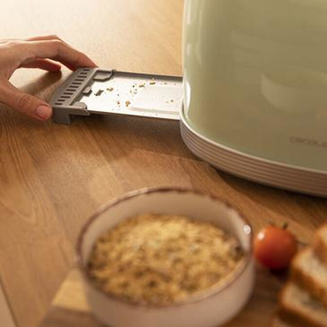 Tostadora Vertical Cecotec Toast and Taste 800 Vintage Light Green image number 5