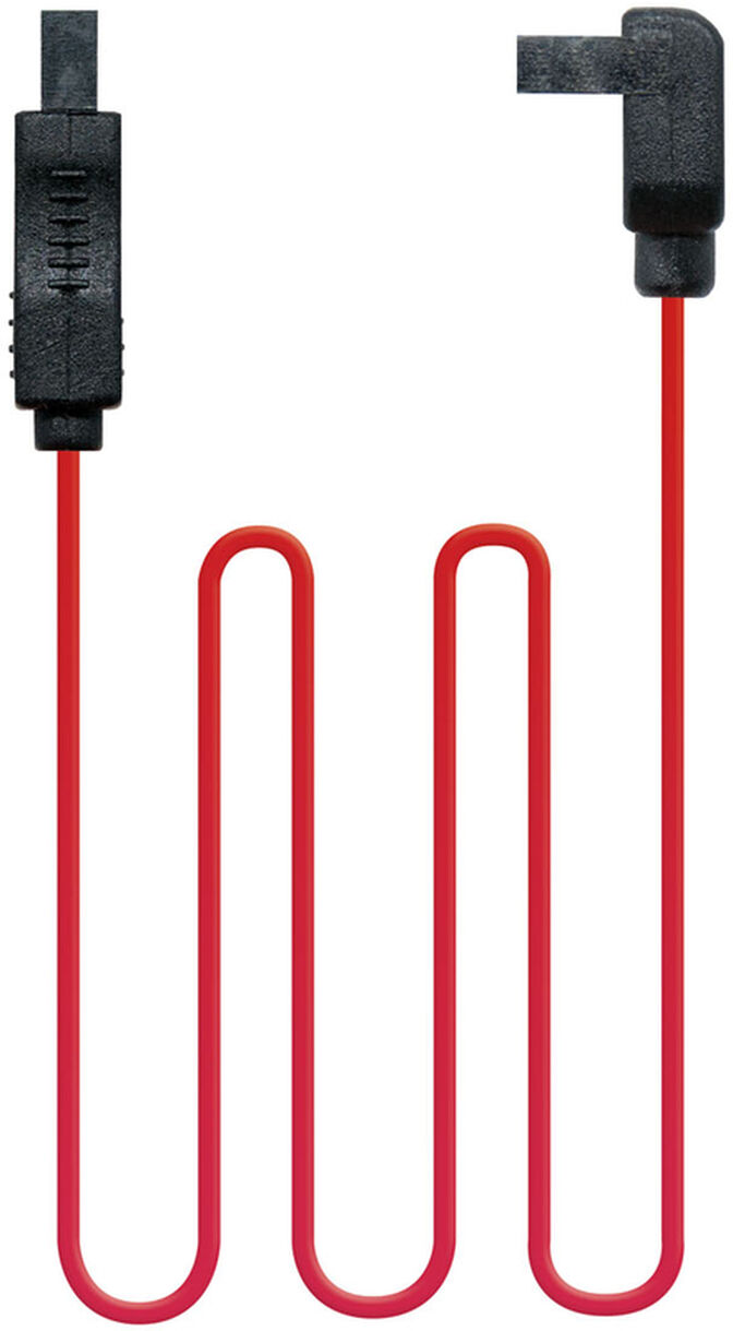 Cable SATA III Angular NanoCable 50 CM Rojo OEM image number 1