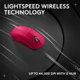 Rat&oacute;n Logitech G PRO X Superlight 2 44000DPI Lightspeed Wireless Rosa image number null