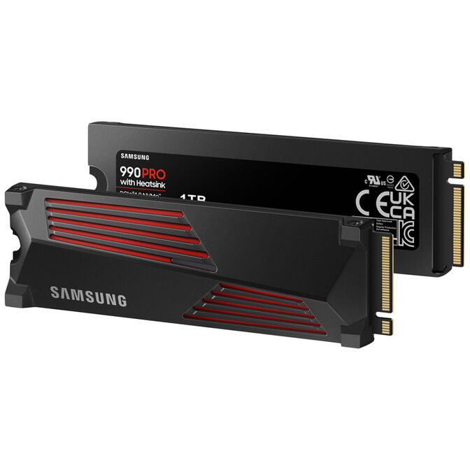 SSD Samsung 990 PRO 1TB Heatsink Gen4 M.2 NVMe (7450/6900MB/s) image number 1