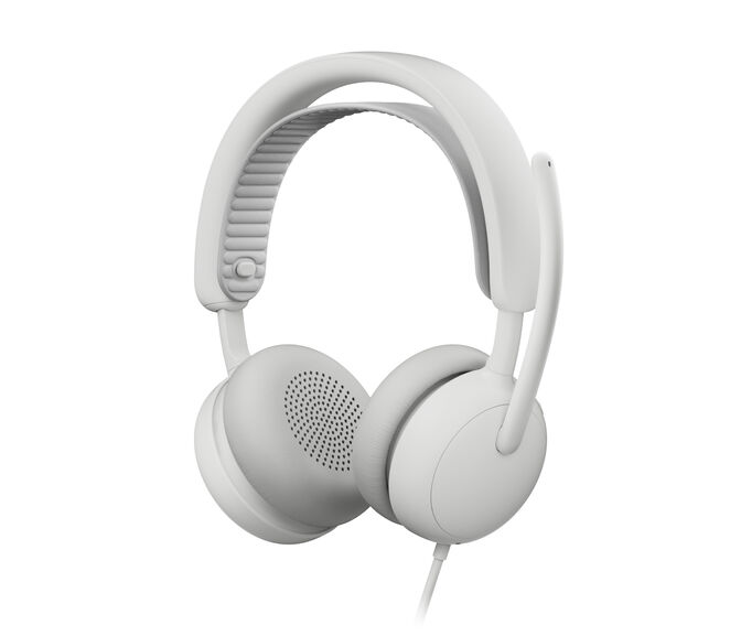 Auriculares Logitech Zone Wired 2 for Business USB-C ANC Blanco image number 1
