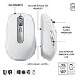 Rat&oacute;n Logitech MX Anywhere 3S for Business 8000DPI Wireless/Bluetooth Gris Claro image number null