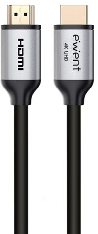 Cable HDMI Premium Ewent HDMI 2.0 Macho/Macho c/Ethernet 4K@60Hz 1.8 M Negro