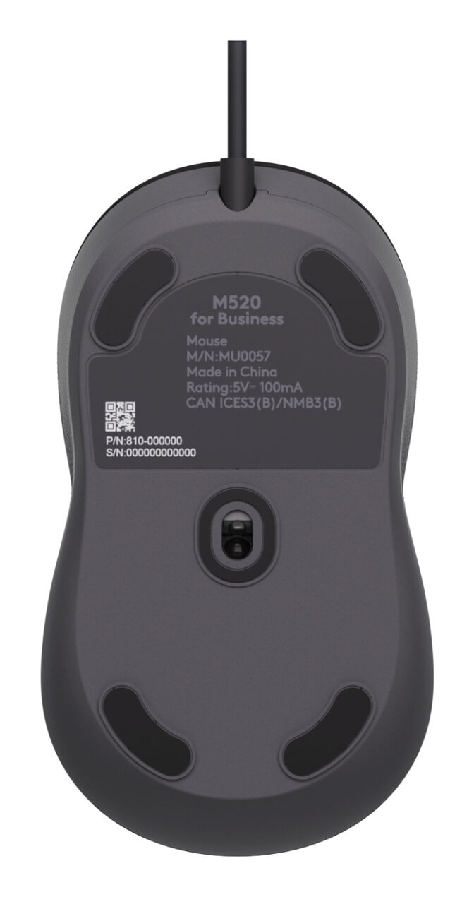 Rat&oacute;n Logitech Signature M520 L for Business 4000DPI Grafito image number 1