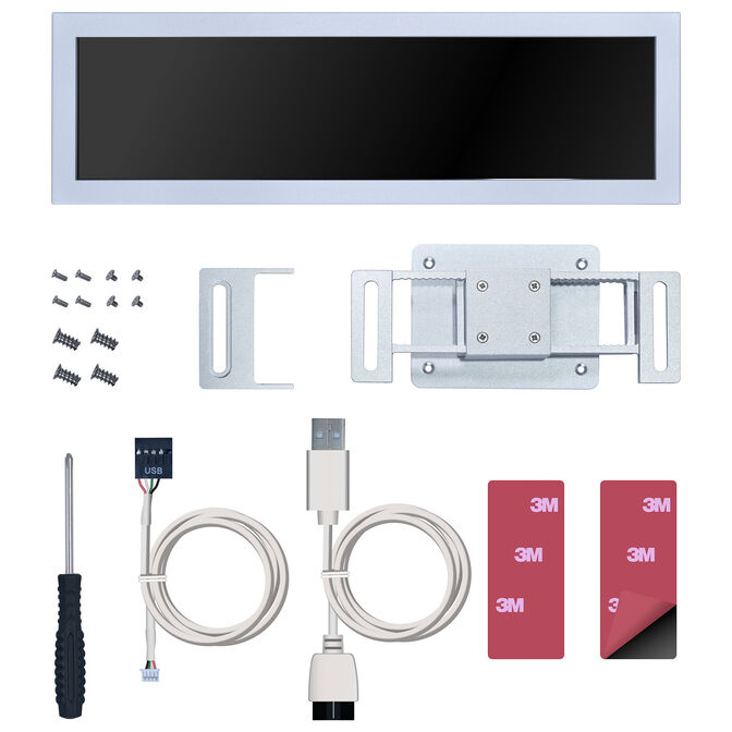 Pantalla Portable Lian Li 8.8" Blanco image number 5