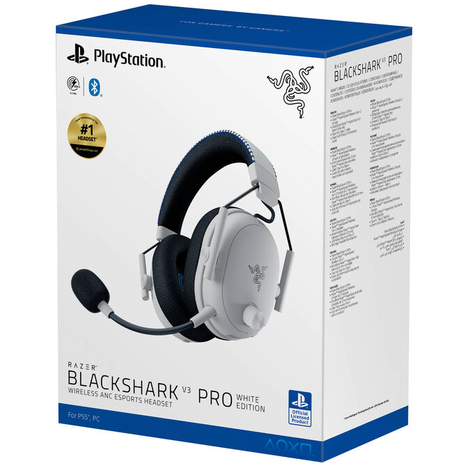 Auriculares Razer BlackShark V3 Pro para PlayStation Wireless/Bluetooth Blanco image number 9